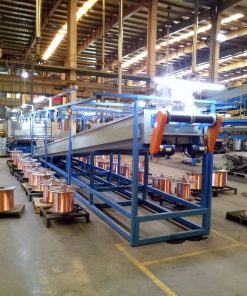 Máy tráng men dây đồng nhôm kiểu nằm