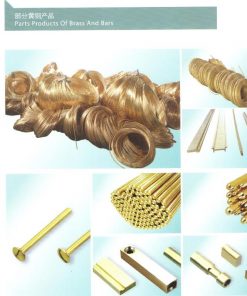 Sản phẩm của máy đùn cán thanh đồng