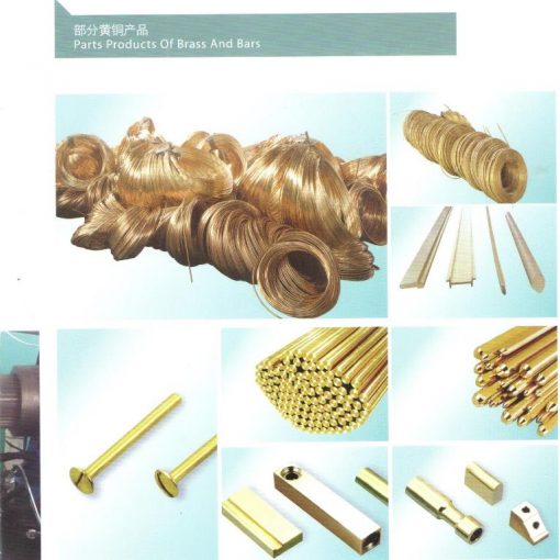 Sản phẩm của máy đùn cán thanh đồng